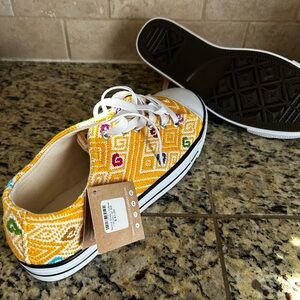 Handmade in Cabo by local artists.  Super cute “Converse-Style” shoes